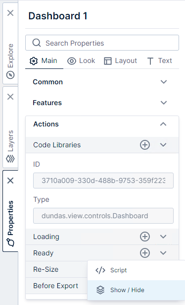 Click to choose a Ready action