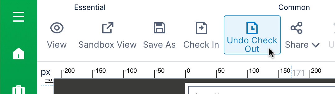 Undo a check out