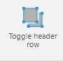 Toggle headers