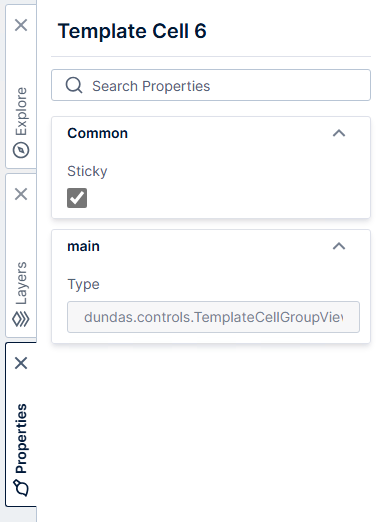 Enable the Sticky header option