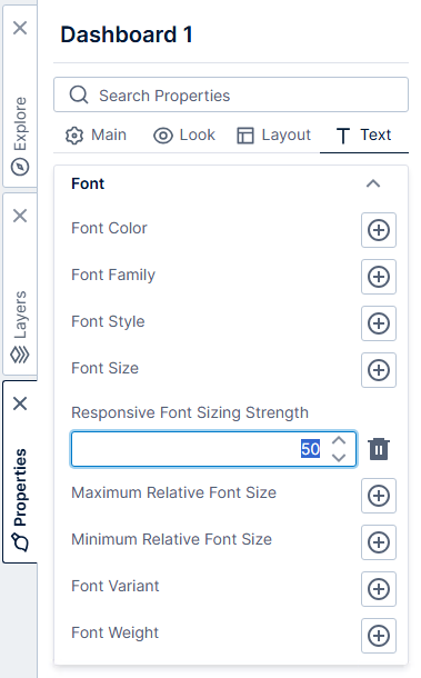 Responsive font sizing strength 
