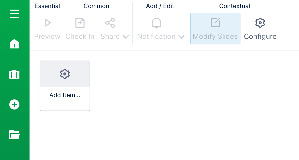 click Add Item