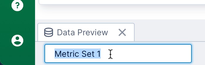 Renaming from the status bar