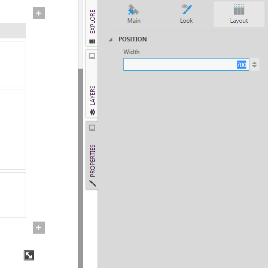 Setting the scorecard Witdth property